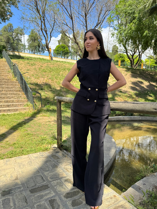 Conjunto de vestir botones