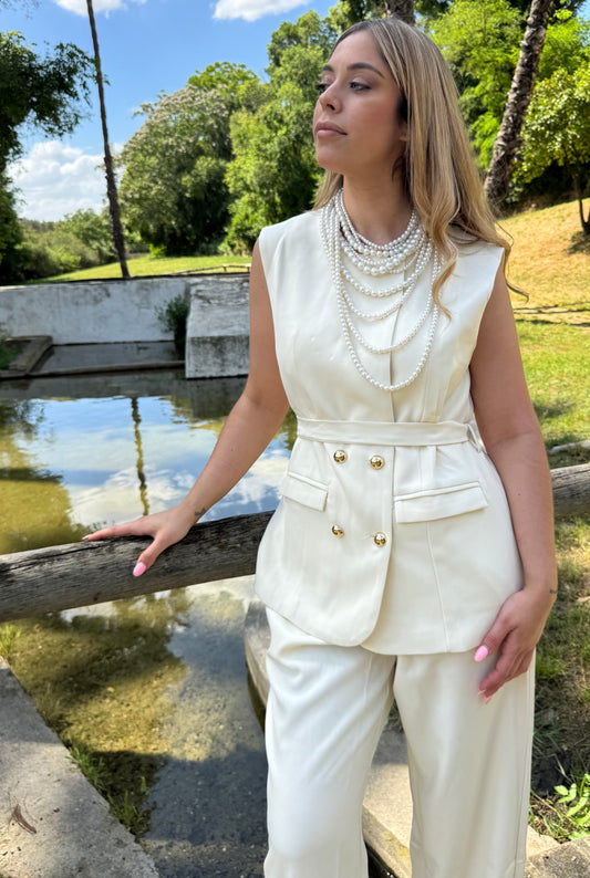 Conjunto de vestir botones